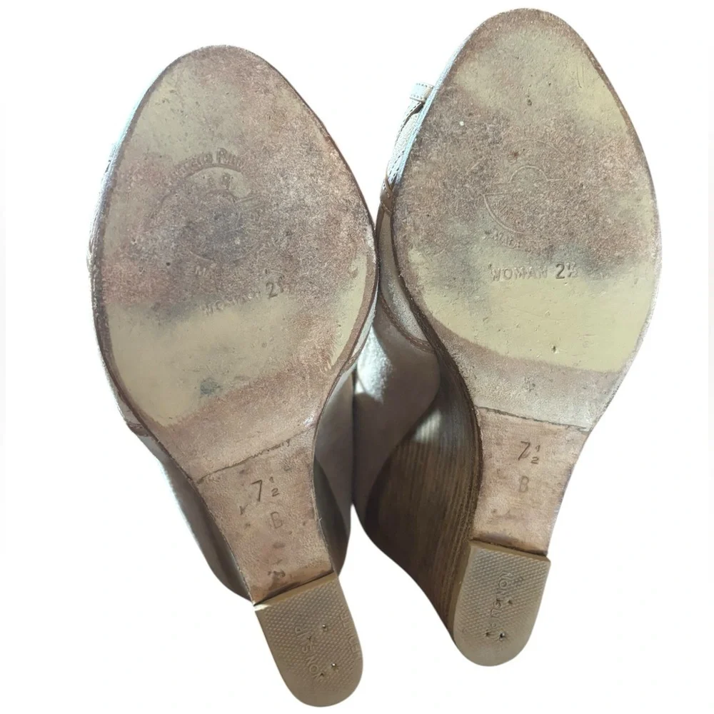 Derek Lam Women's‎ Beryl Strappy Tan Wedge Sandals Size 7.5
